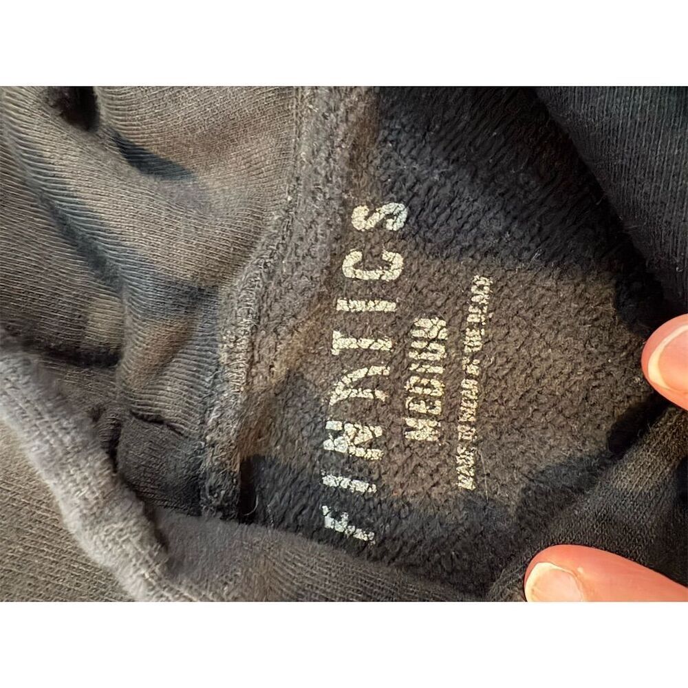 Finatics Unisex Black Hoodie M "Sharks Just Wanna Have Fins" Graphic - Picture 5 of 9